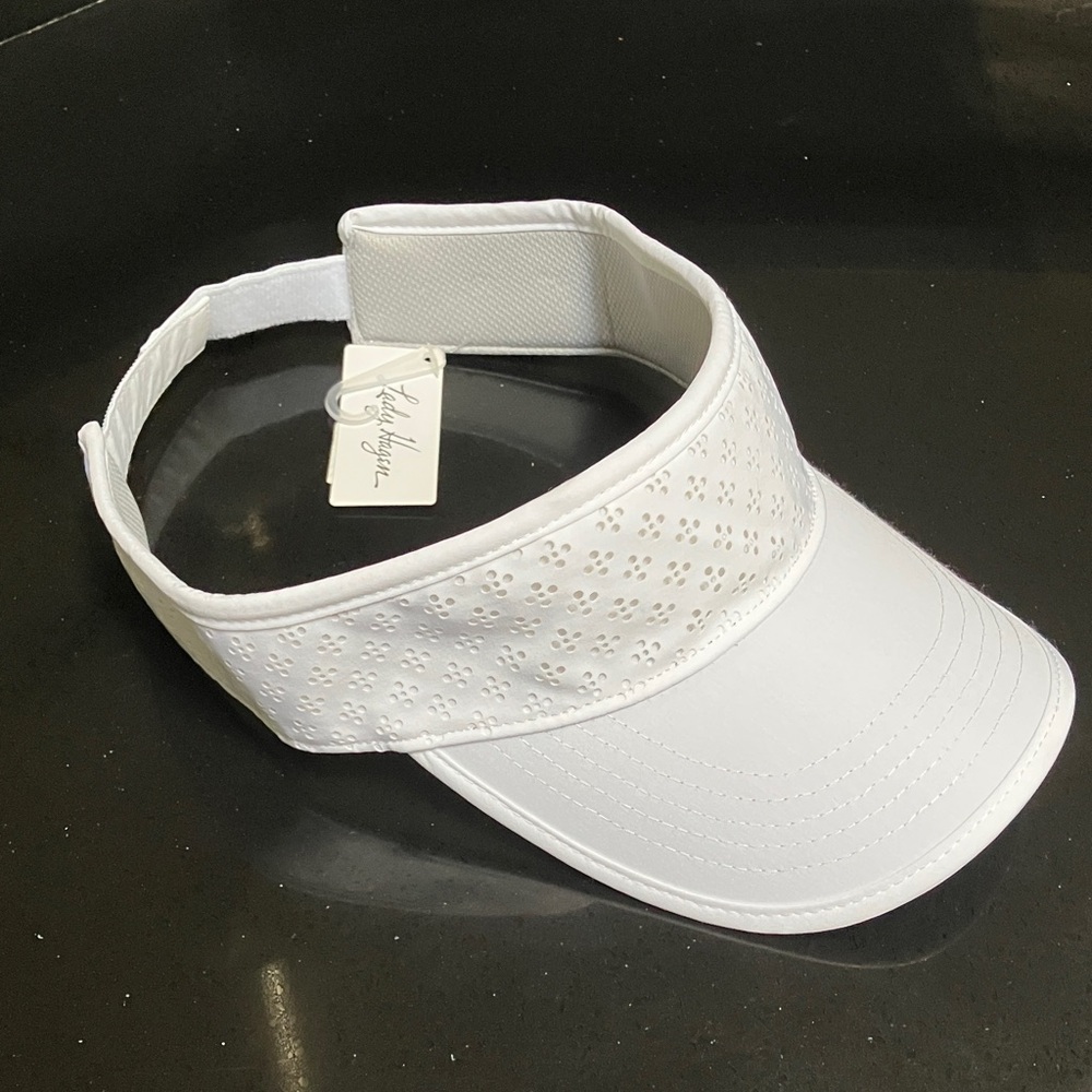 Lady Hagen White Eyelet Visor - Picture 9 of 9